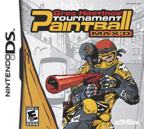 Greg Hastings Tournament Paintball Maxed box art for Nintendo DS
